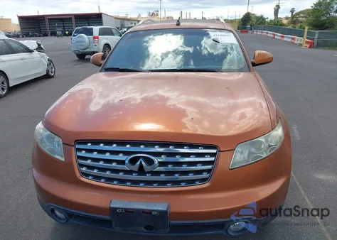 2004 Infiniti Fx35 from USA, damaged, VIN JNRAS08U44X100654